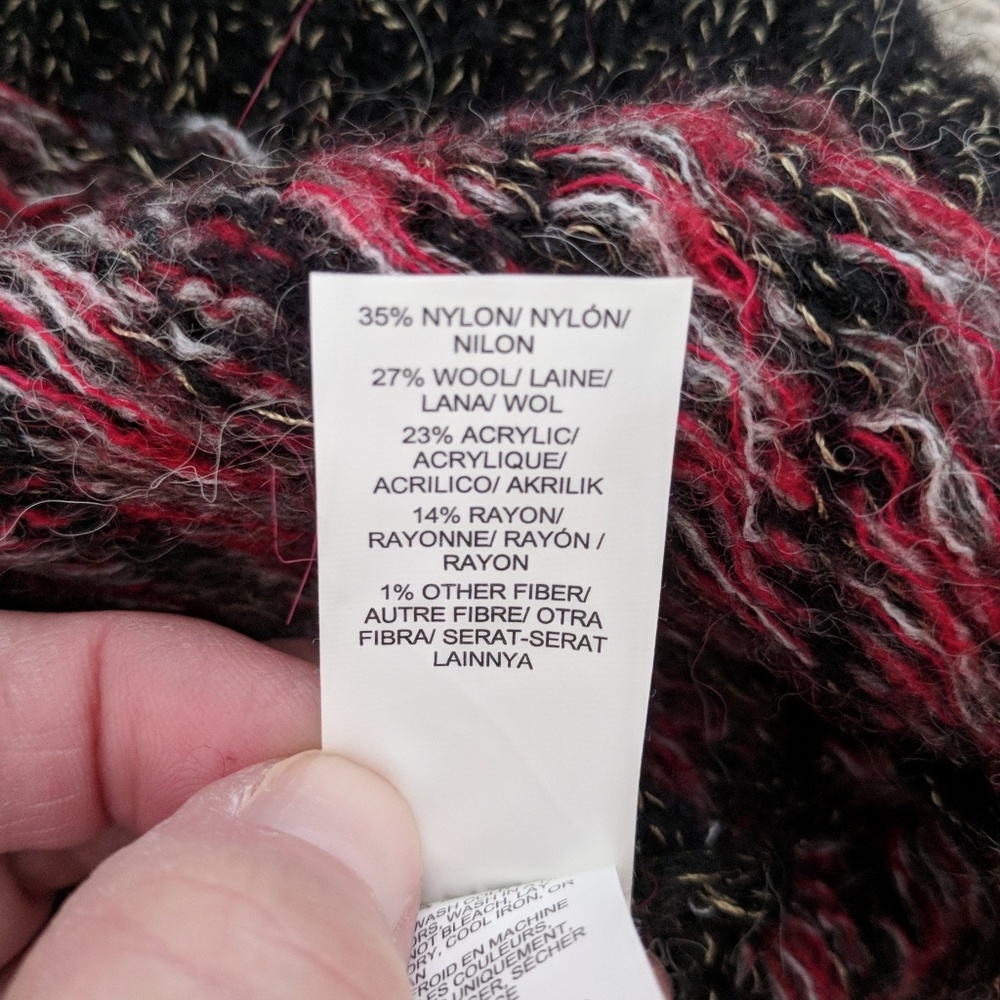 Lucky Brand Nordic Cowl Neck Tunic Sweater, S - Picture 6 of 8